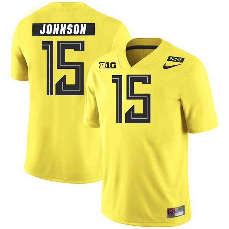 Tez Johnson Oregon Jersey,Oregon Ducks Football Uniforms Youth-Alternate Yellow